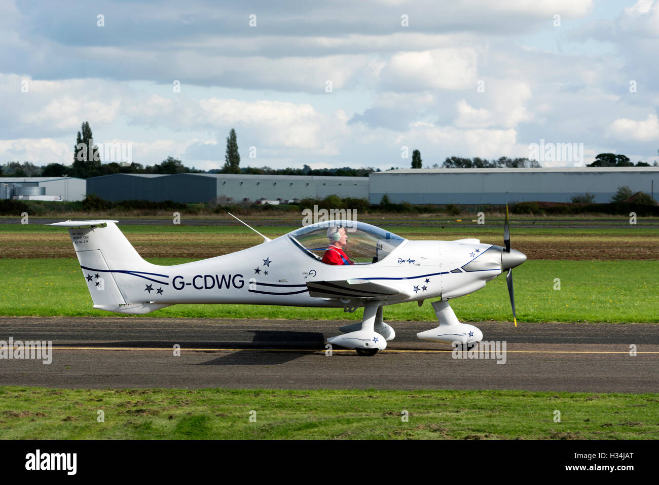 Dyn`Aero MCR-01 Club at Wellesbourne Airfield, Warwickshire, UK (G-CDWG) Stock Photo